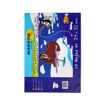BLOC A4 CARTULINA BLANCA MANUALIDADES MARGOK