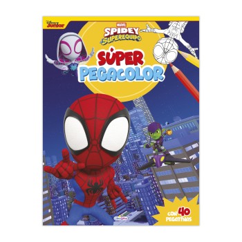 LIBRO SUPER PEGACOLOR SPIDEY SALDAÑA LD1018
