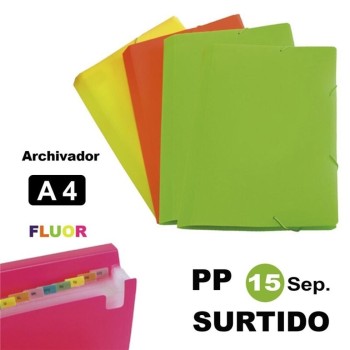 CARPETA Fº 15 FUELLES GOMA CENTAURO 1699