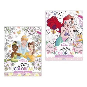 LIBRO PRINCESAS DISNEY ARTE Y COLOREAR SALDAÑA LD0977