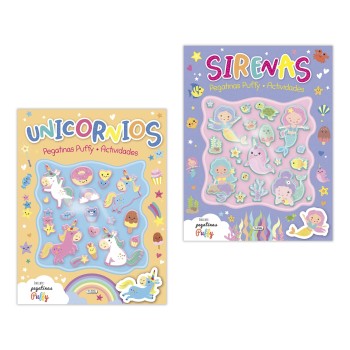 LIBRO PEGATINAS PUFFY SALDAÑA CAD214