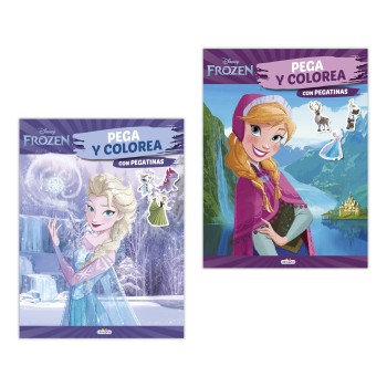 LIBRO PEGA Y COLOREA FROZEN  SALDAÑA LD1012