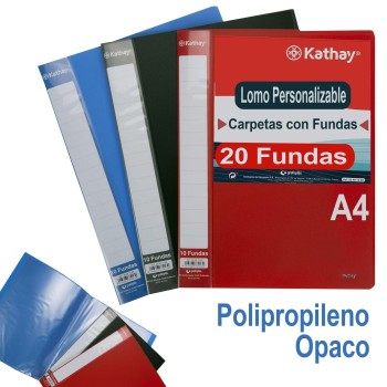 CARPETA CATÁLOGO A4 20F CENTAURO 1198