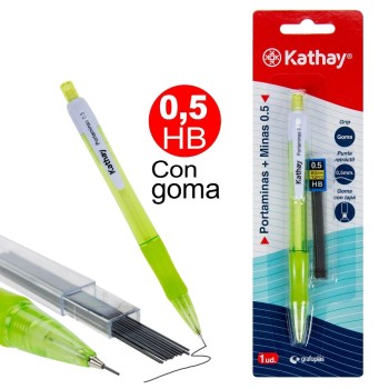 BLÍSTER PORTAMINAS + MINAS 0.5MM SURTIDO KORES 30218399