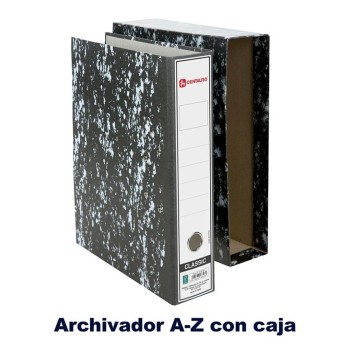 ARCHIVADOR AZ Fº 2A + CAJA NEGRO CENTAURO 8601