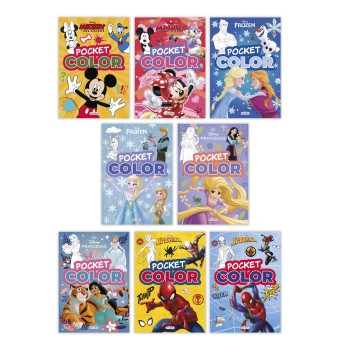 LIBRO POCKET COLOR DISNEY SALDAÑA LD1003