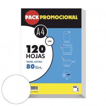 RECAMBIO A4 LISO 120H 80GR PACSA