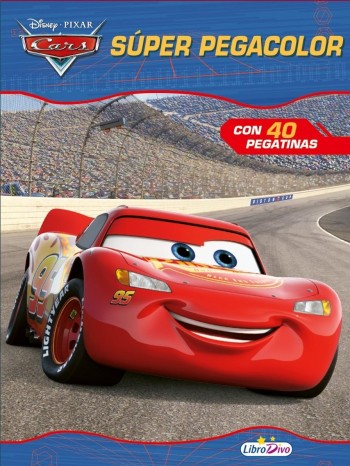 LIBRO SUPER PEGACOLOR CARS SALDAÑA LD1015