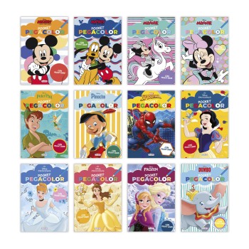 LIBRO DISNEY PEGACOLOR POCKET LD1004
