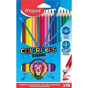 LÁPICES 18 COLORES COLORPEPS MAPED