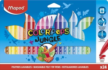 ROTULADORES 24 COLORES COLORPEPS JUNGLE MAPED