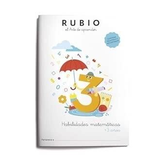 CUADERNO RUBIO HABILIDADES MATEMÁTICAS 3 AÑOS