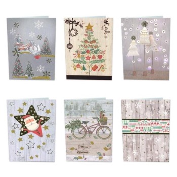 CHRISTMAS BUSQUETS SURTIDOS 13,3x19,1 (EXP,48) ARGUVAL 48569