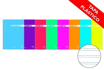 BLOC 4º TAPA PLÁSTICO CUADRO 3MM PLASTIPAC 90GR PACSA 16574