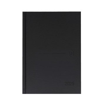 AGENDA  ANUAL 4º 2026 TAPA POLIPIEL D/P NEGRA OXFORD 1722