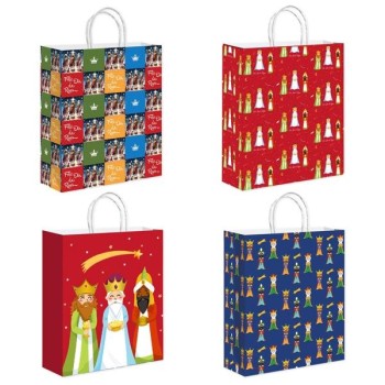 BOLSA NAVIDAD REYES MAGOS GRANDE 41x32x12 ARGUVAL48656