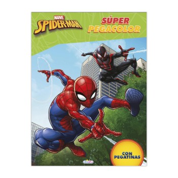 LIBRO SPIDERMAN SÚPER PEGACOLOR LD0970