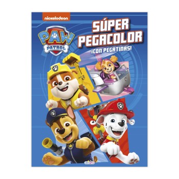 LIBRO SÚPER PEGACOLOR PATRULLA CANINA SALDAÑA LD0991