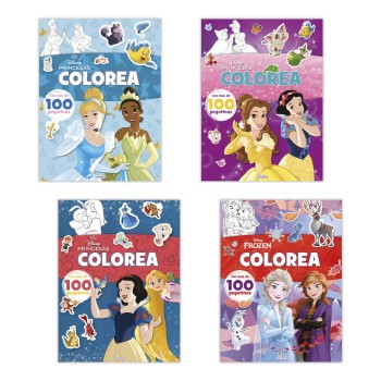 LIBRO 100 PEGATINAS DISNEY SALDAÑA LD0995