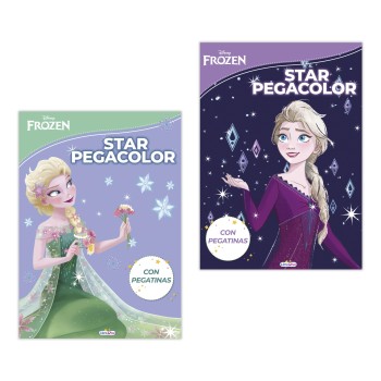 LIBRO PEGACOLOR FROZEN STAR SALDAÑA LD0999