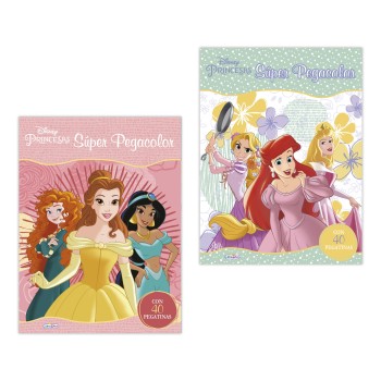 LIBRO SUPER PEGACOLOR PRINCESAS SALDAÑA LD0971