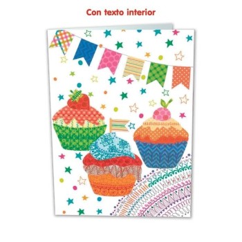 TARJETA GIGANTE CAKES 24x34,5 ARGUVAL 48406