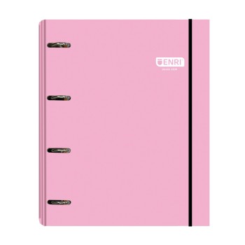 CARPETA Fº 4A TAPA EXTRADURA BRILLANTE + RECAMBIO ROSA ENRI 400186402