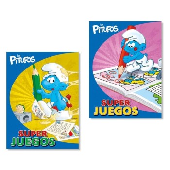 LIBRO PITUFOS SÚPER JUEGOS SALDAÑA LD0269