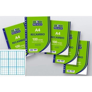 RECAMBIO Fº RAYADO 46 100H 90GR PREMIER ZORRILLA