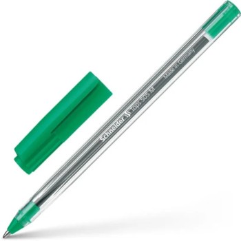 BOLIGRAFO VERDE TINTA  ACEITE HEXAGONAL PUNTA M TOPS SCHNEIDER SH150604