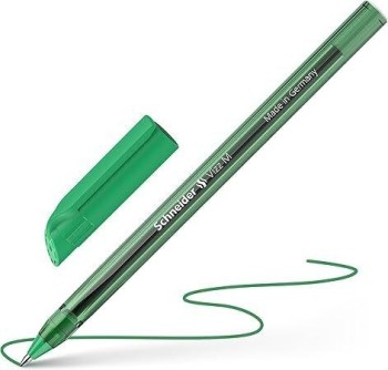 BOLIGRAFO VERDE TINTA GEL HEXAGONAL PUNTA M VIZZ SCHNEIDER SH102204