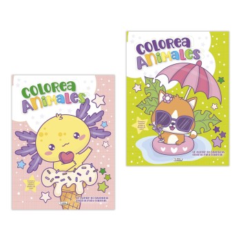 LIBRO COLOREA  ANIMALES DIVERTIDOS SALDAÑA CPC263
