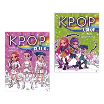 LIBRO COLOR K-POP STARS SALDAÑA CPC284