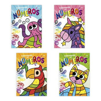 LIBRO DIBUJO COLOREANDO POR NUMEROS SALDAÑA CPC221