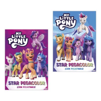LIBRO STAR PEGACOLOR MY LITTLE PONY SALDAÑA LD1036