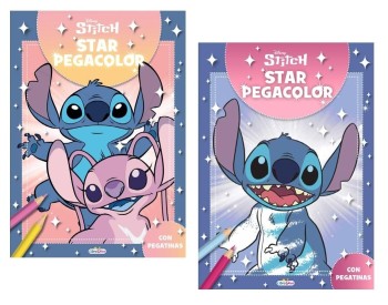 LIBRO STAR PEGACOLOR STITCH SALDAÑA LD1025