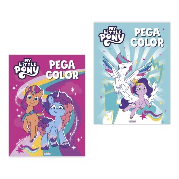 LIBRO PEGACOLOR MY LITTLE PONY SALDAÑA LD1094