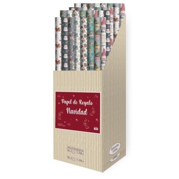 ROLLO PAPEL REGALO NAVIDAD STANDARD 80GRS 70X100CM ARGUVAL 48277