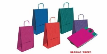 BOLSA REGALO S MIL RAYAS COLORES SURTIDOS 24X10X32 ANDINA 02006054