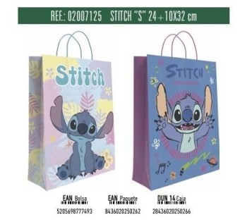 BOLSA REGALO S STITCH DISNEY 24X10X32 ANDINA 02007125
