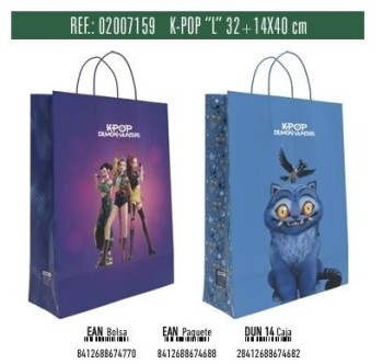 BOLSA REGALO L K-POP 32X14X40 ANDINA 02007159