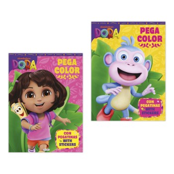 LIBRO PEGACOLOR DORA LD1071